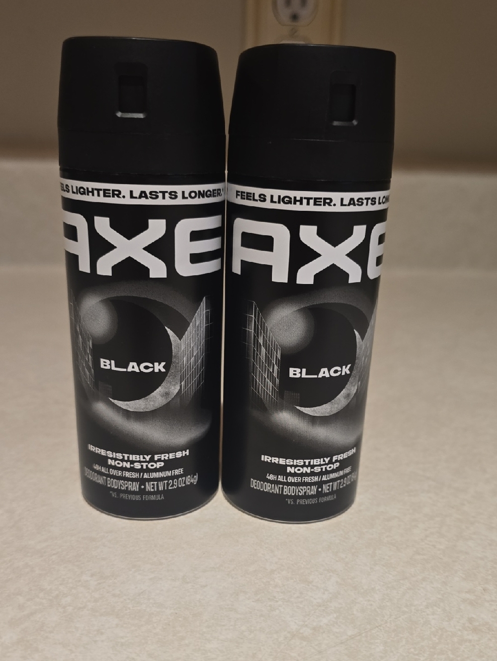Axe Black Aluminum Free Deodorant 2.9 oz Lot of 2